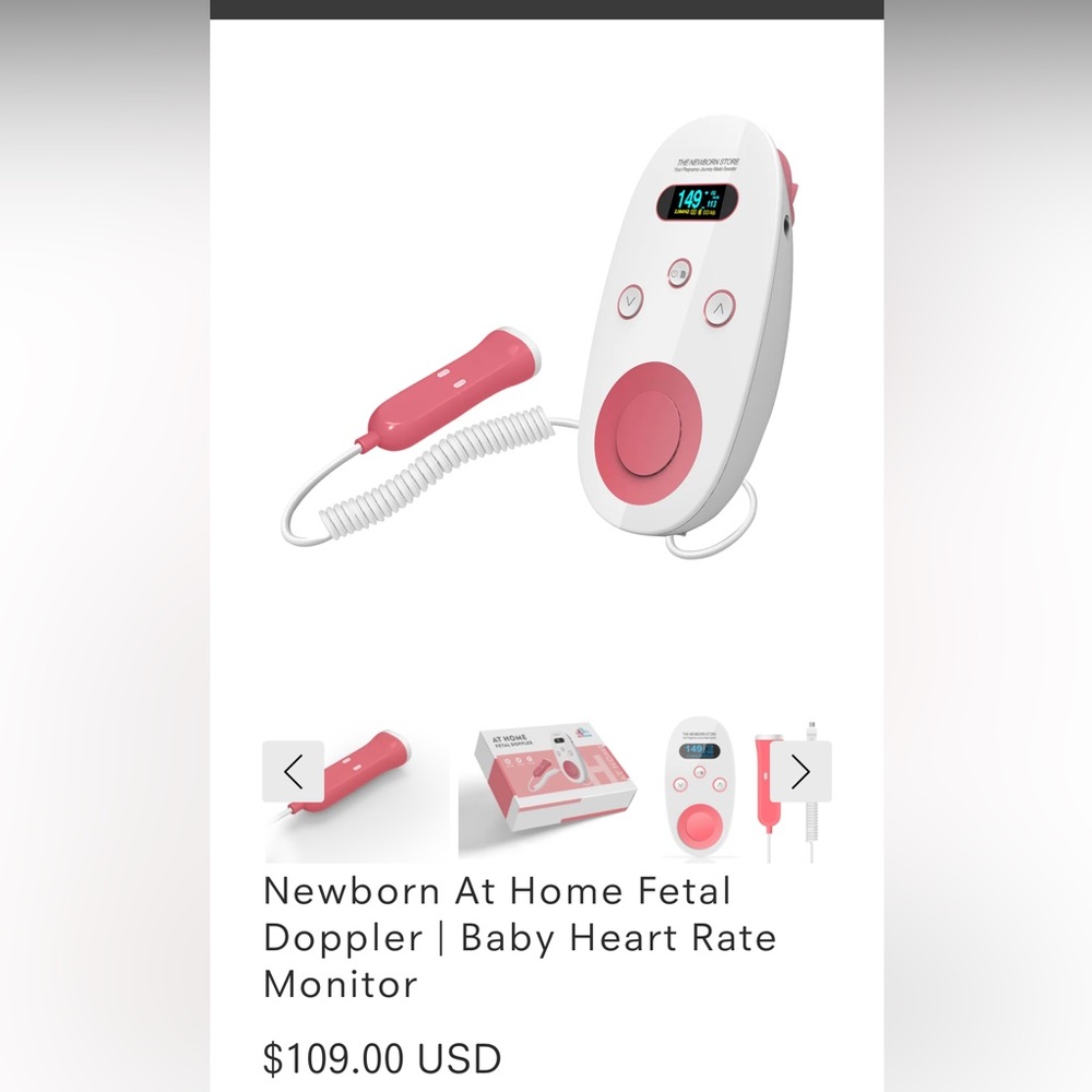 Fetal Doppler monitor
